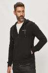 Кофта Armani Exchange чоловіча колір чорний з принтом (710764)