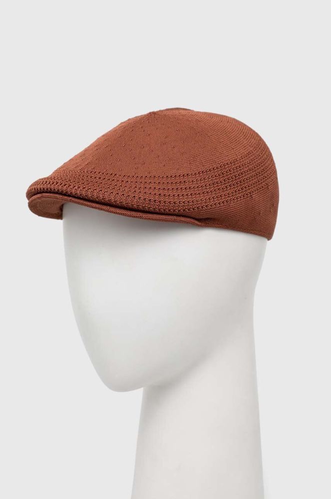 Кашкет Kangol колір коричневий (3080981)