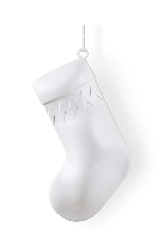 Настінна різдвяна прикраса Seletti Snarkitecture Stocking колір білий