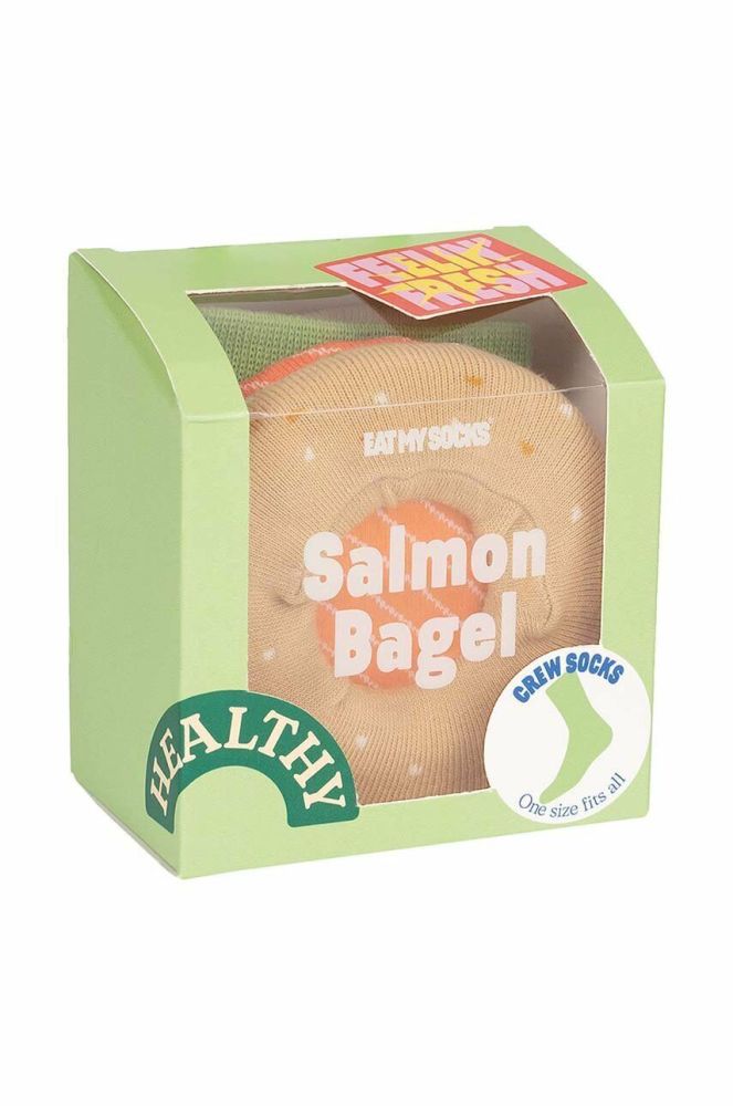 Шкарпетки Eat My Socks Salmon Bagel колір барвистий