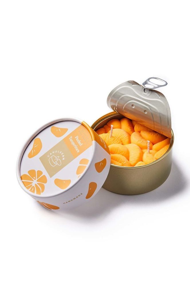 Ароматизована свічка CandleCan Peeled Tangerines колір помаранчевий