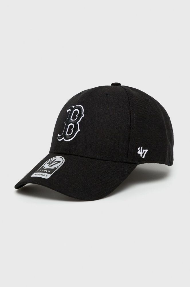 47brand - Кепка колір чорний (378692)