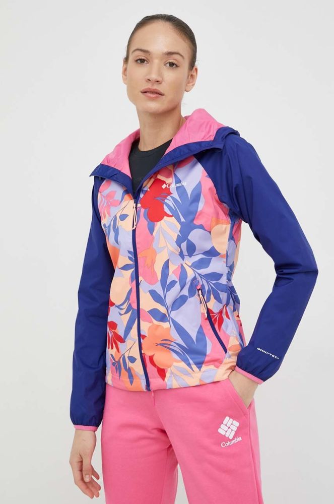 Дощовик Columbia Ulica Jacket жіноча перехідна 1718001-031 колір барвистий