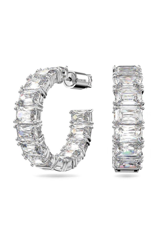 Сережки Swarovski колір срібний (2232997)