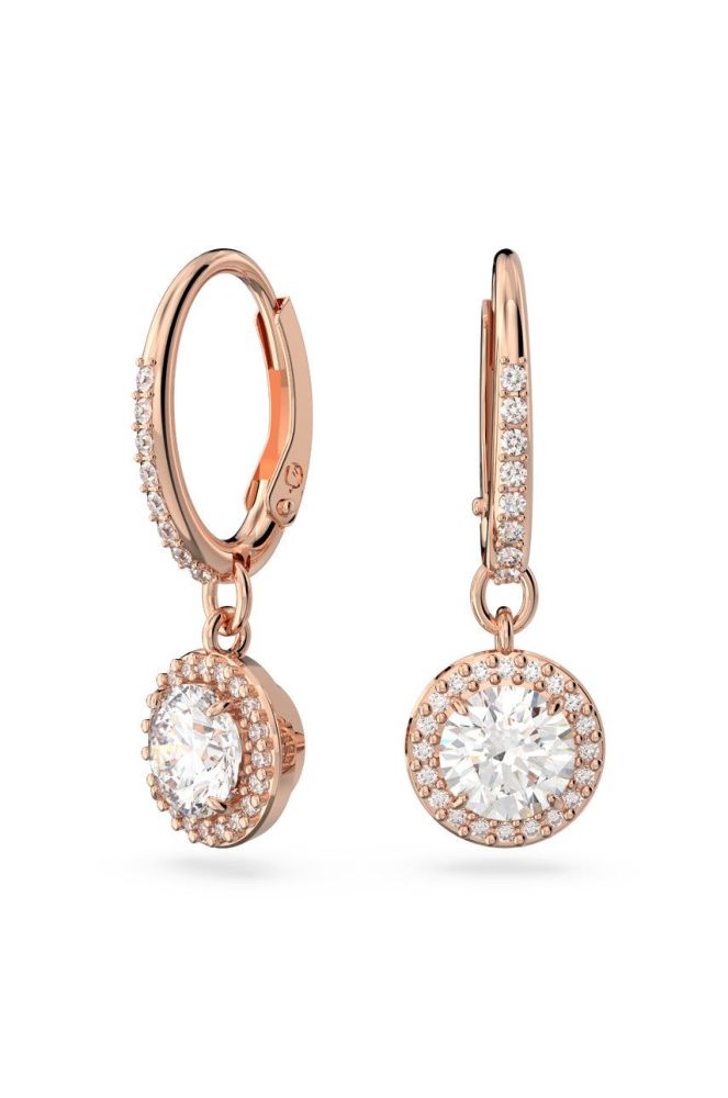 Сережки Swarovski колір золотий (2481154)