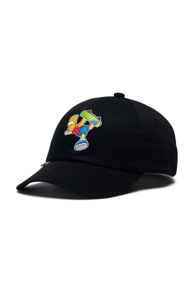 Бавовняна кепка Herschel X The Simpsons з аплікацією 1167.1822.OS-BartSimpso колір барвистий