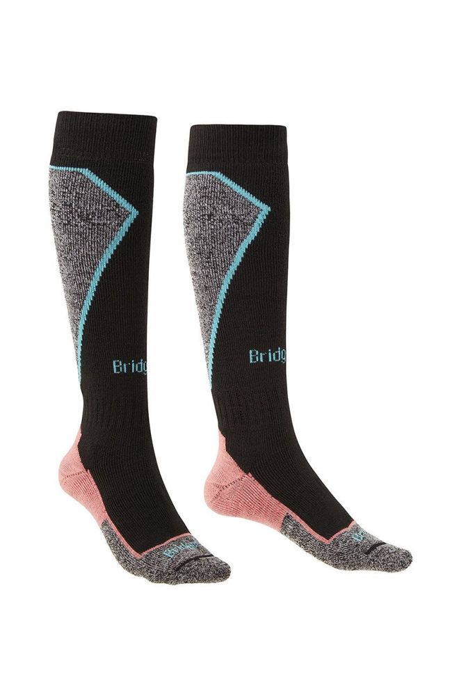Лижні шкарпетки Bridgedale Midweight+ Merino Performance колір чорний