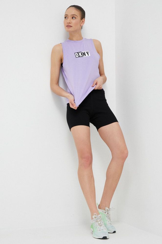 Топ Dkny жіночий колір фіолетовий (3038736)