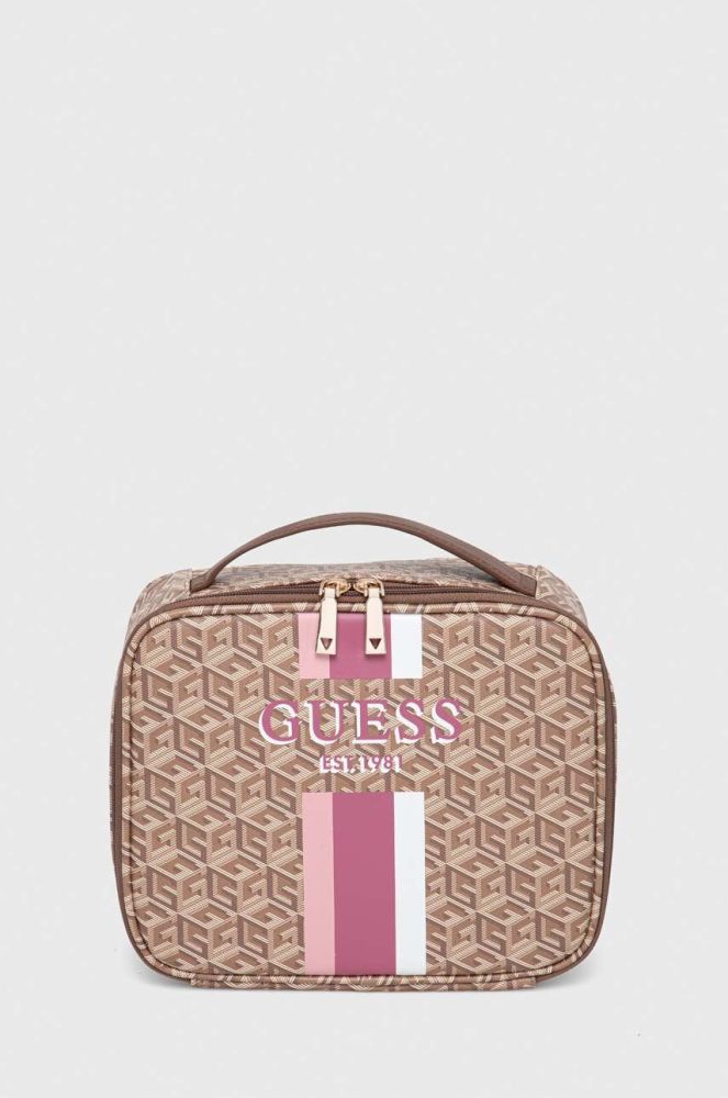 Косметичка Guess колір бежевий (3383069)