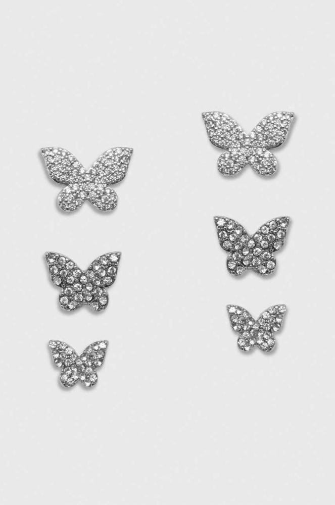 Сережки Aldo MARIIPOSA 3-pack MARIIPOSA.973 колір срібний