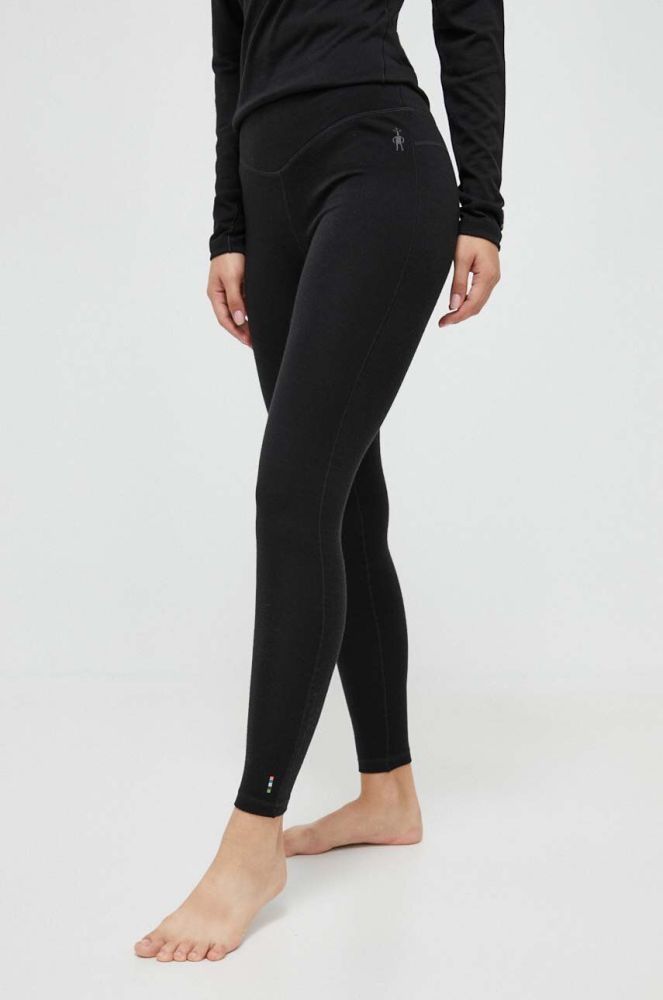 Функціональні легінси Smartwool Classic Thermal Merino колір чорний (3640145)