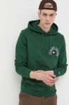 Кофта Tommy Jeans чоловіча колір зелений з капюшоном з аплікацією (3281768)