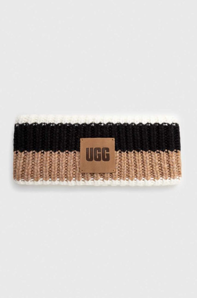 Пов'язка з домішкою вовни UGG колір барвистий
