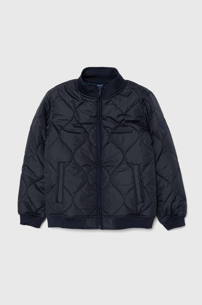 Дитяча двостороння куртка Guess колір синій (3507123)