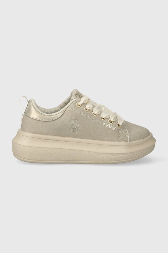 Дитячі кросівки U.S. Polo Assn. колір бежевий (3571744)