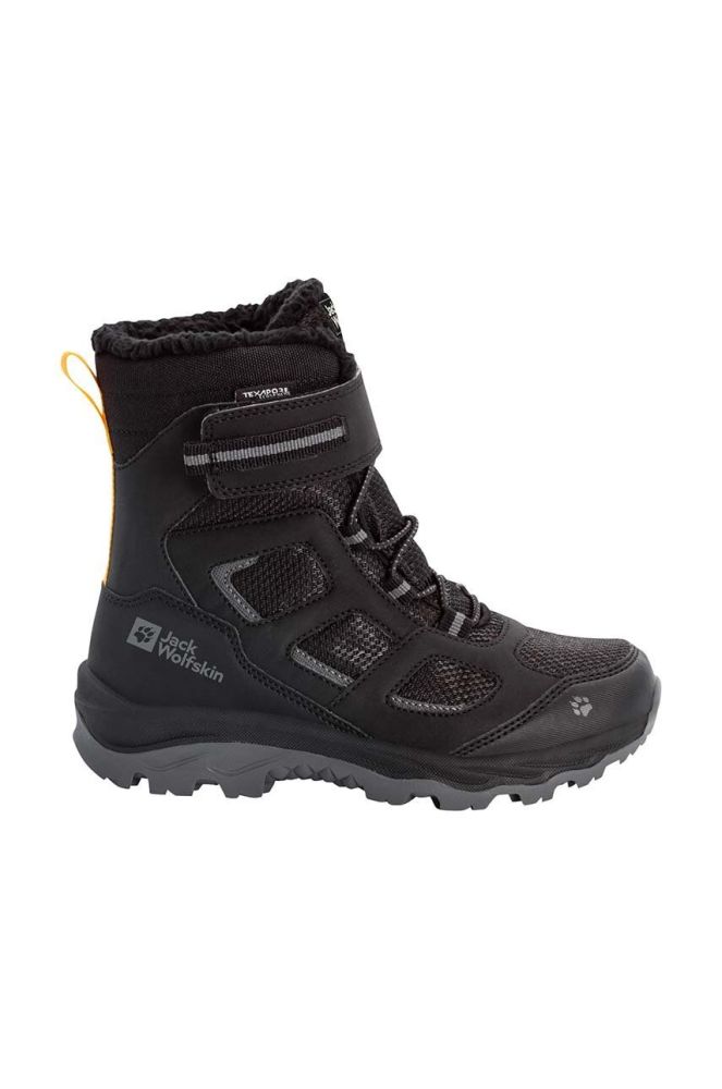 Дитячі зимові черевики Jack Wolfskin VOJO WT TEXAPORE HIGH колір чорний