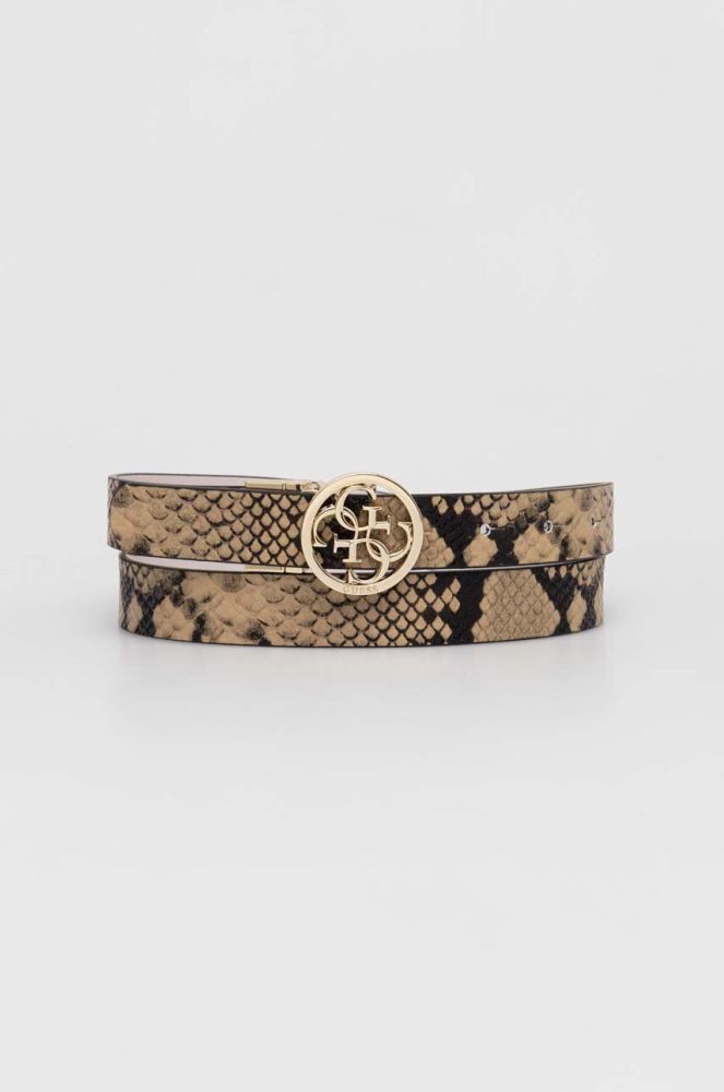 Ремінь Guess жіночий колір бежевий (3290739)