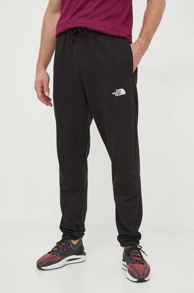 Спортивні штани The North Face колір чорний однотонні (3388655)