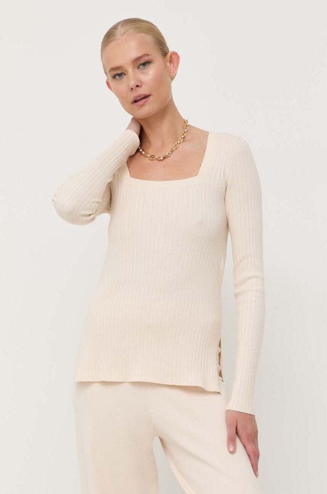 Светр Max Mara Leisure жіночий колір бежевий легкий (3410867)