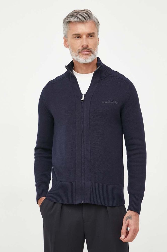 Бавовняний кардиган Tommy Hilfiger колір синій (3542650)