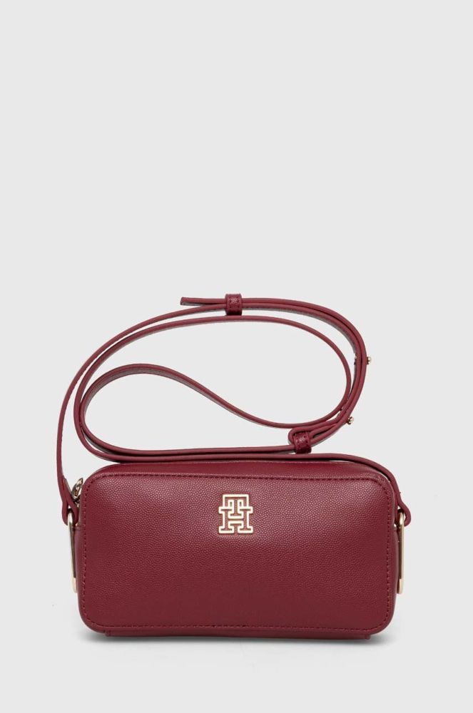 Сумочка Tommy Hilfiger колір бордовий (3583217)