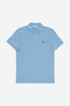 Бавовняне поло Lacoste однотонний PH4012-001 колір блакитний (3343634)