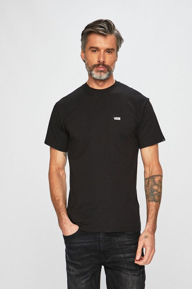 Vans - Футболка VN0A3CZEY281.BLK-Black/Whit колір чорний