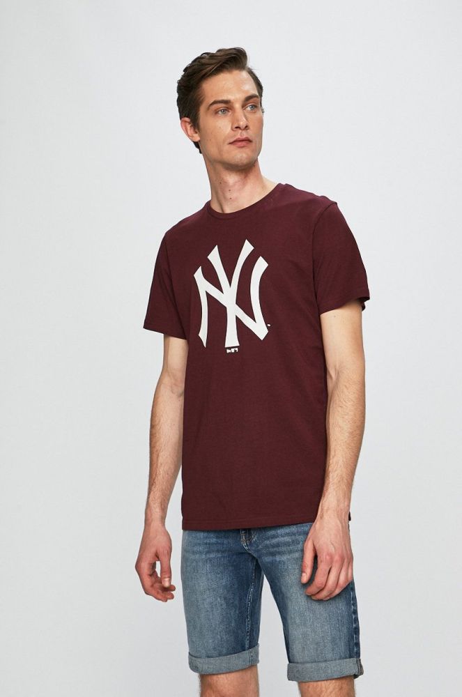 New Era - Футболка 11863695-maroon колір бордо