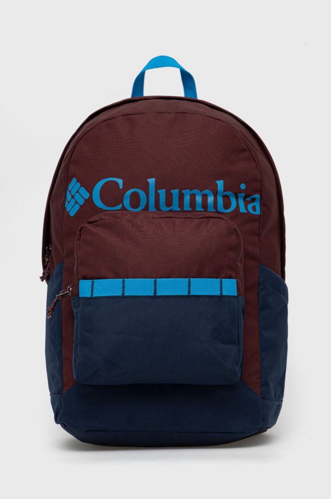 Рюкзак Columbia колір синій великий з принтом