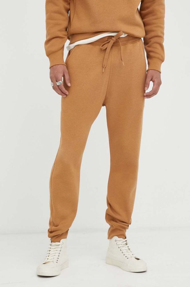 Спортивні штани G-Star Raw колір коричневий однотонні (3130750)