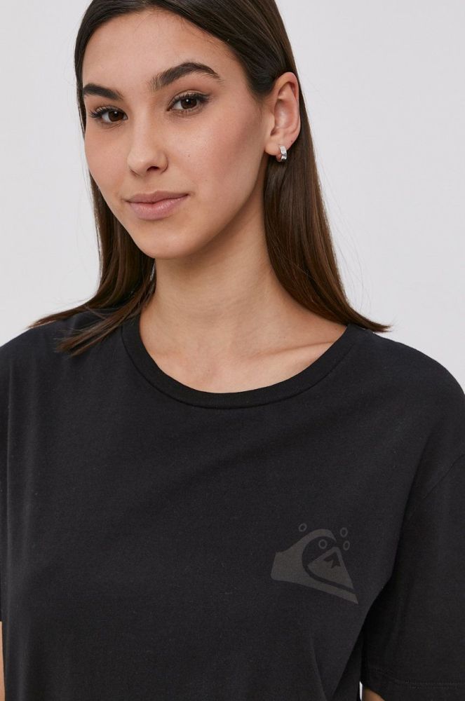 Футболка Quiksilver жіноча колір чорний