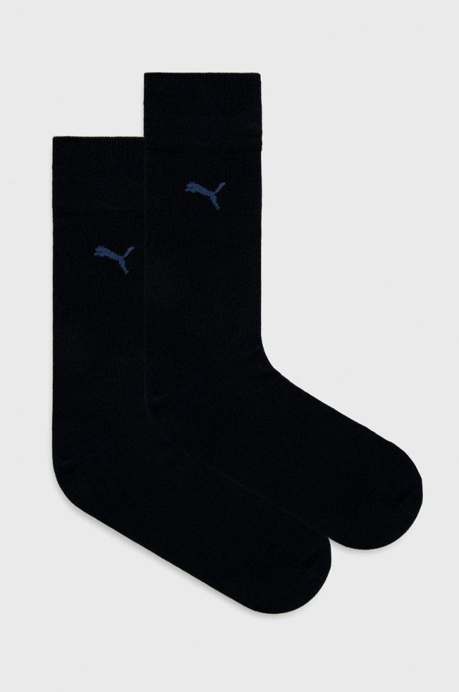 Шкарпетки Puma (2-pack) 907128 чоловічі колір синій