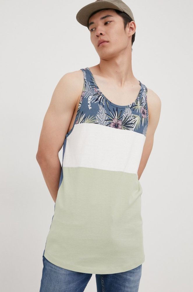 Футболка Jack & Jones чоловічий колір блакитний