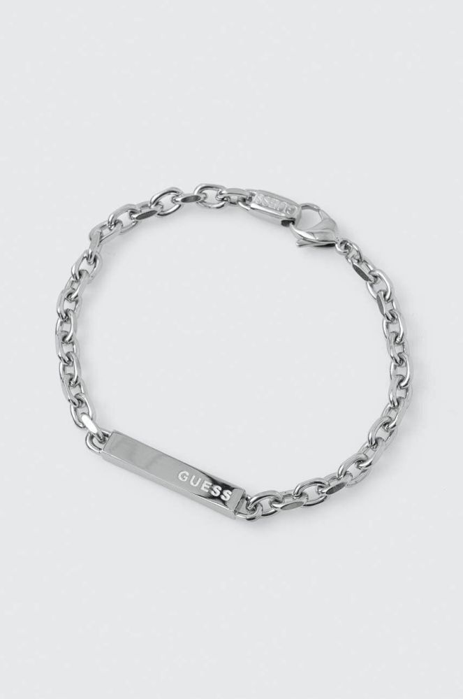 Браслет Guess чоловічий колір срібний (3143708)