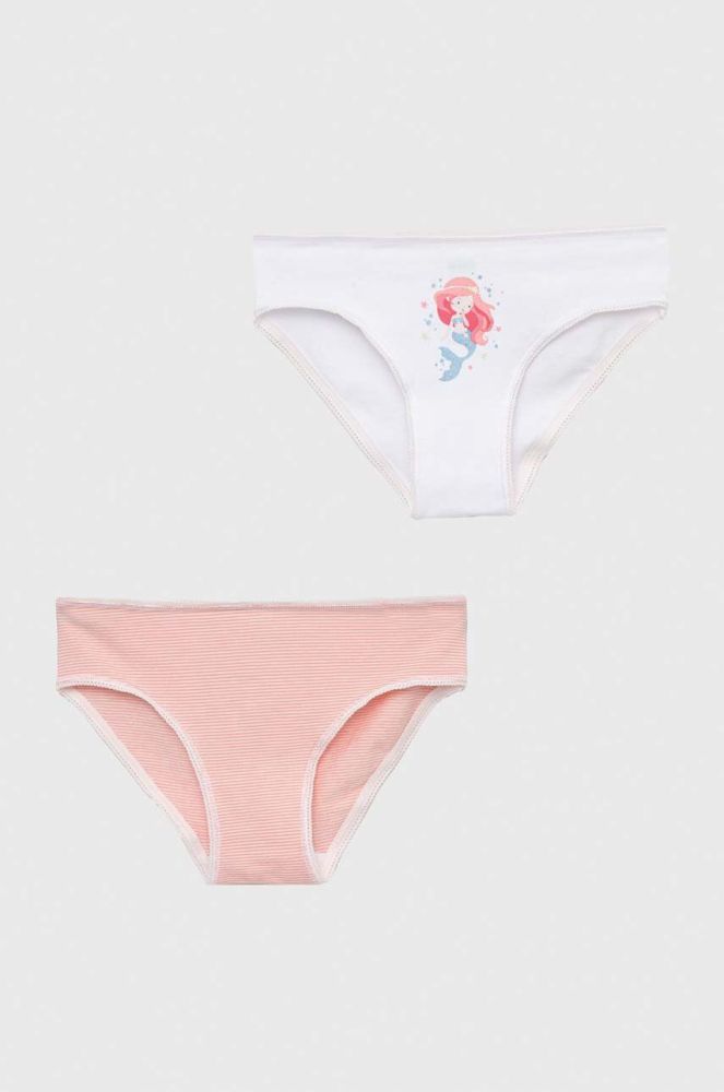 Дитячі труси United Colors of Benetton 2-pack колір рожевий (3038851)