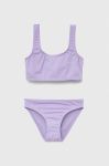 Роздільний дитячий купальник Roxy колір фіолетовий (3115997)