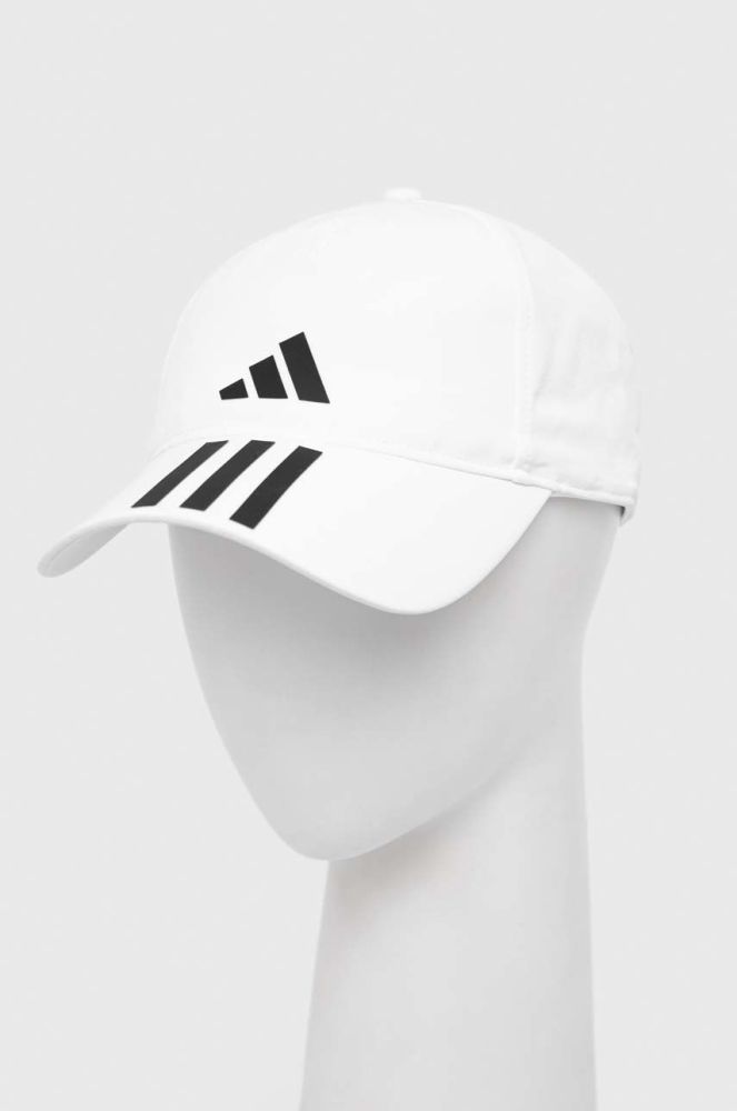 Кепка adidas Performance колір білий з принтом (2885263)