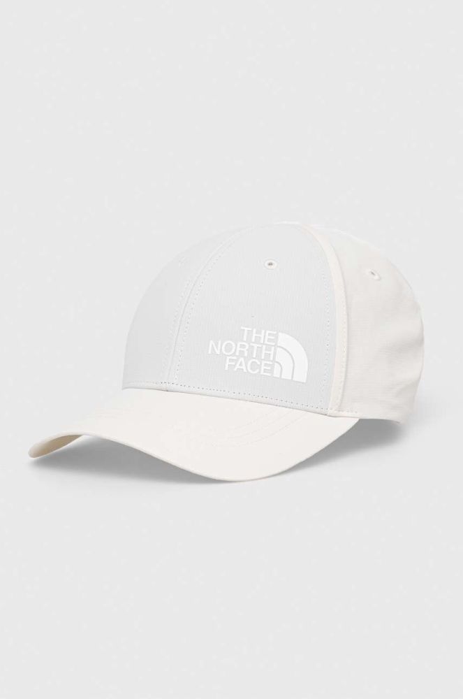 Кепка The North Face колір білий однотонна