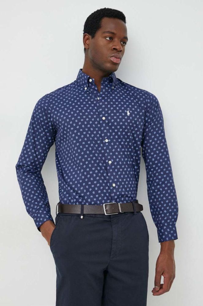 Сорочка Polo Ralph Lauren чоловіча regular комір button-down колір барвистий (2882736)
