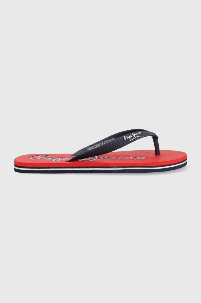 В'єтнамки Pepe Jeans BAY BEACH чоловічі колір червоний PMS70129