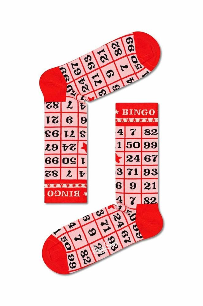 Шкарпетки Happy Socks Bingo колір рожевий