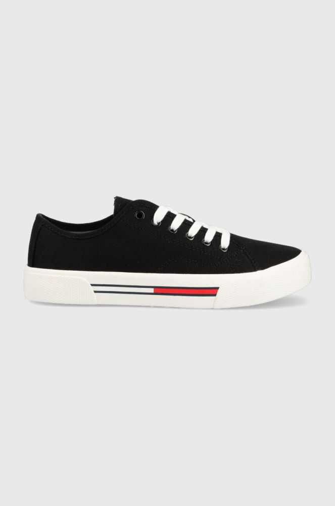 Кеди Tommy Jeans LOW CUT WMNS CANVAS жіночі колір білий EN0EN02085 (3280808)