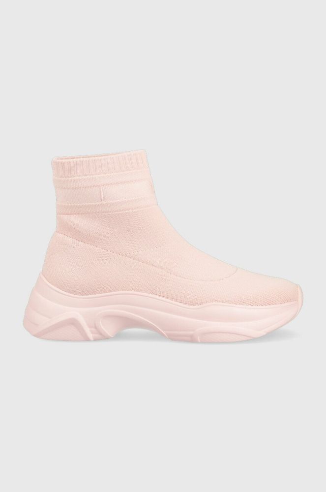Кросівки Tommy Jeans SOCK BOOT MONOCOLOR колір рожевий