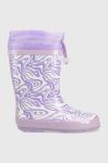 Дитячі гумові чоботи Lemon Explore колір фіолетовий (3163183)