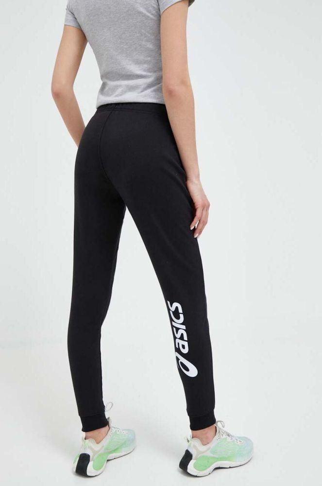 Спортивні штани Asics колір чорний з принтом (3185505)