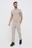 Штани 4F чоловічі колір бежевий фасон cargo