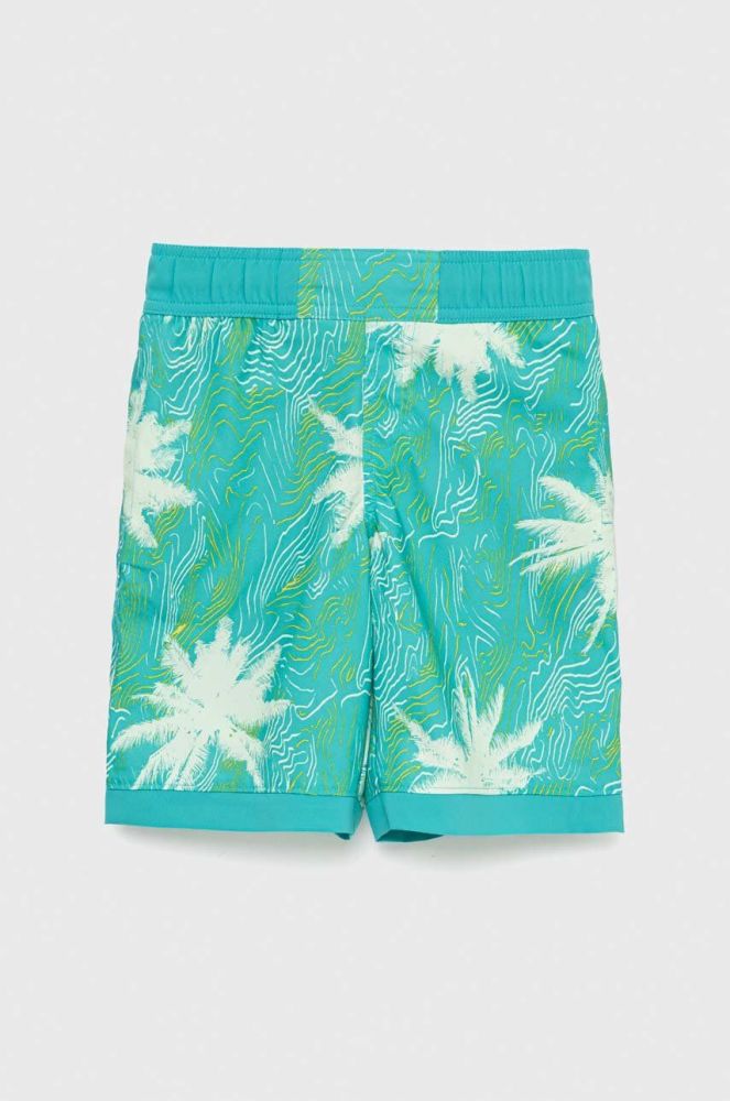 Дитячі шорти Columbia Sandy Shores Boardshort колір зелений регульована талія