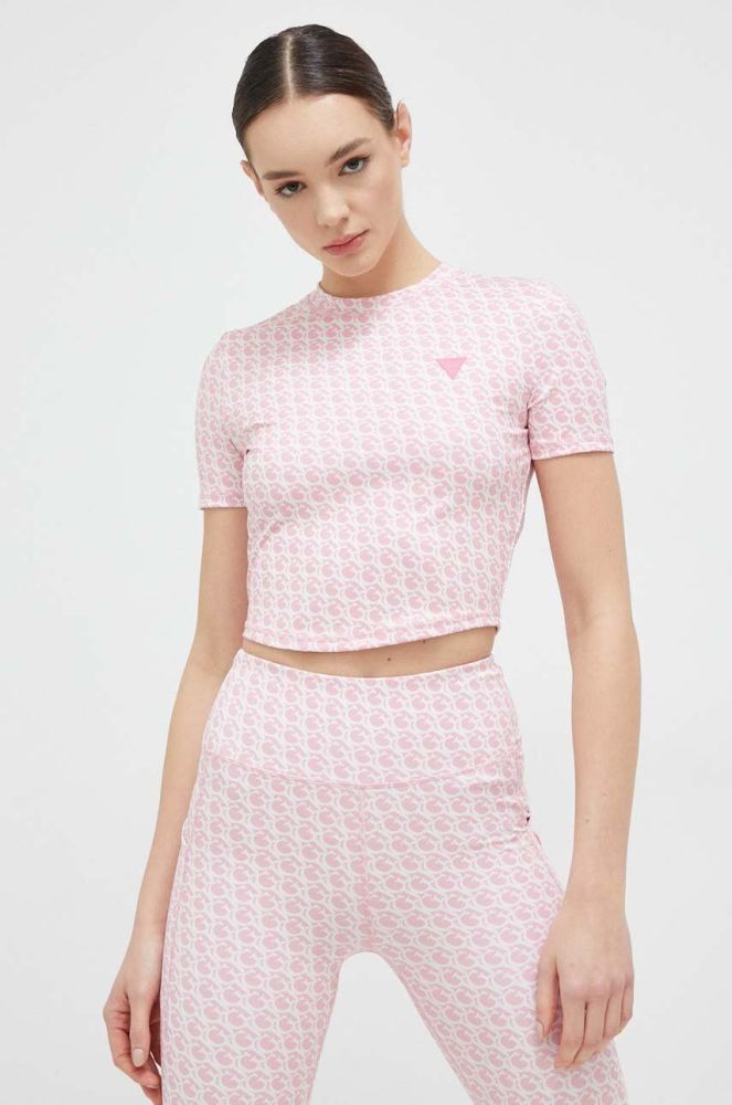 Футболка Guess жіночий колір рожевий (3020635)