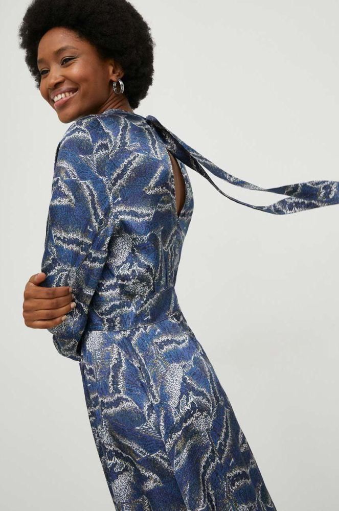 Сукня Answear Lab midi oversize колір блакитний (2818377)