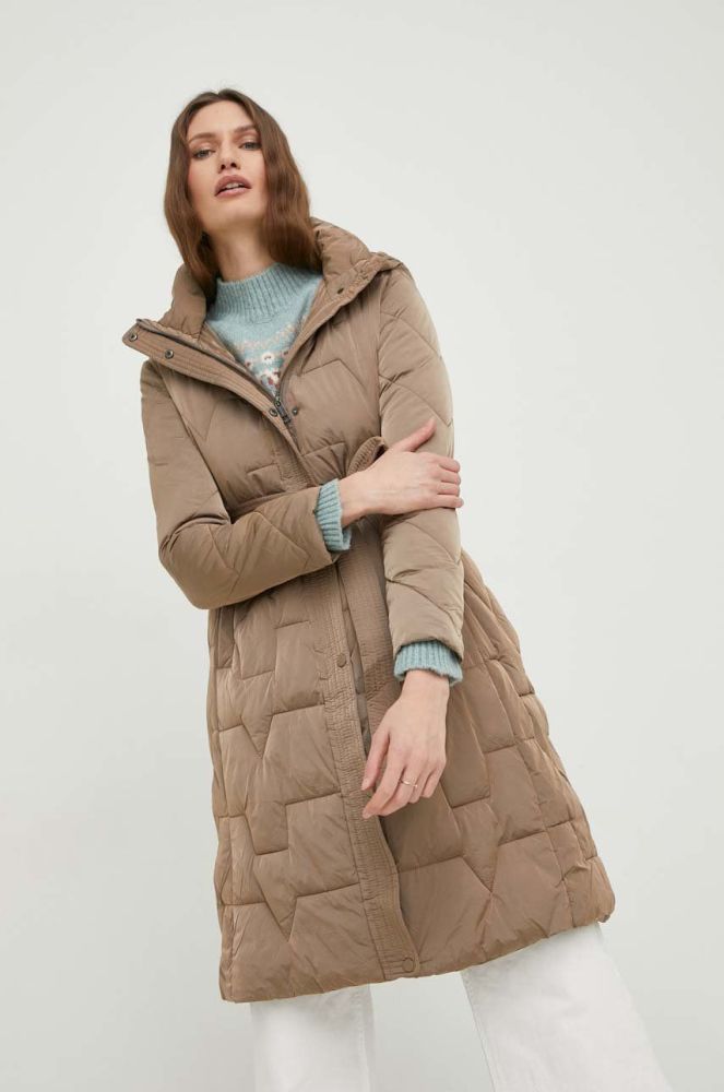 куртка Answear Lab жіноча колір бежевий зимова (2859708)